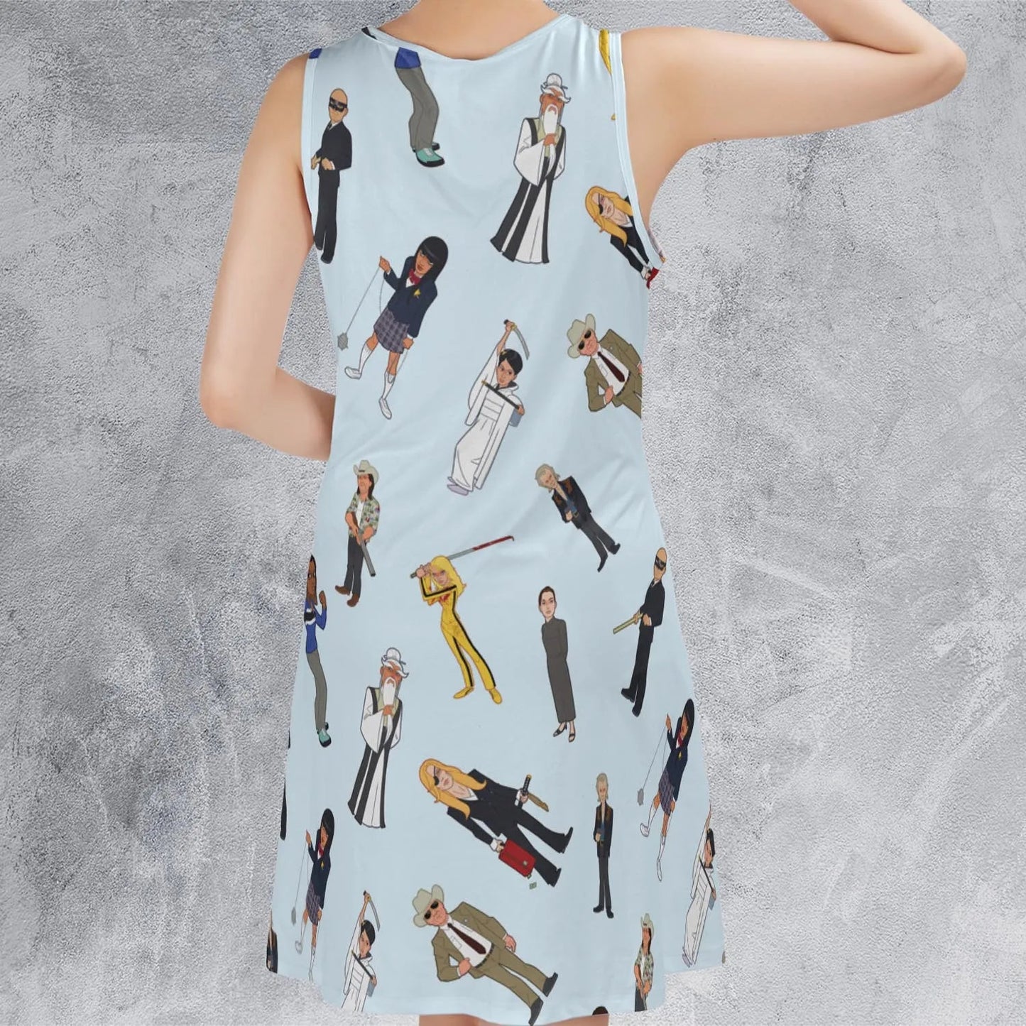 Casual Sleeveless Dress - VYERDA1Q