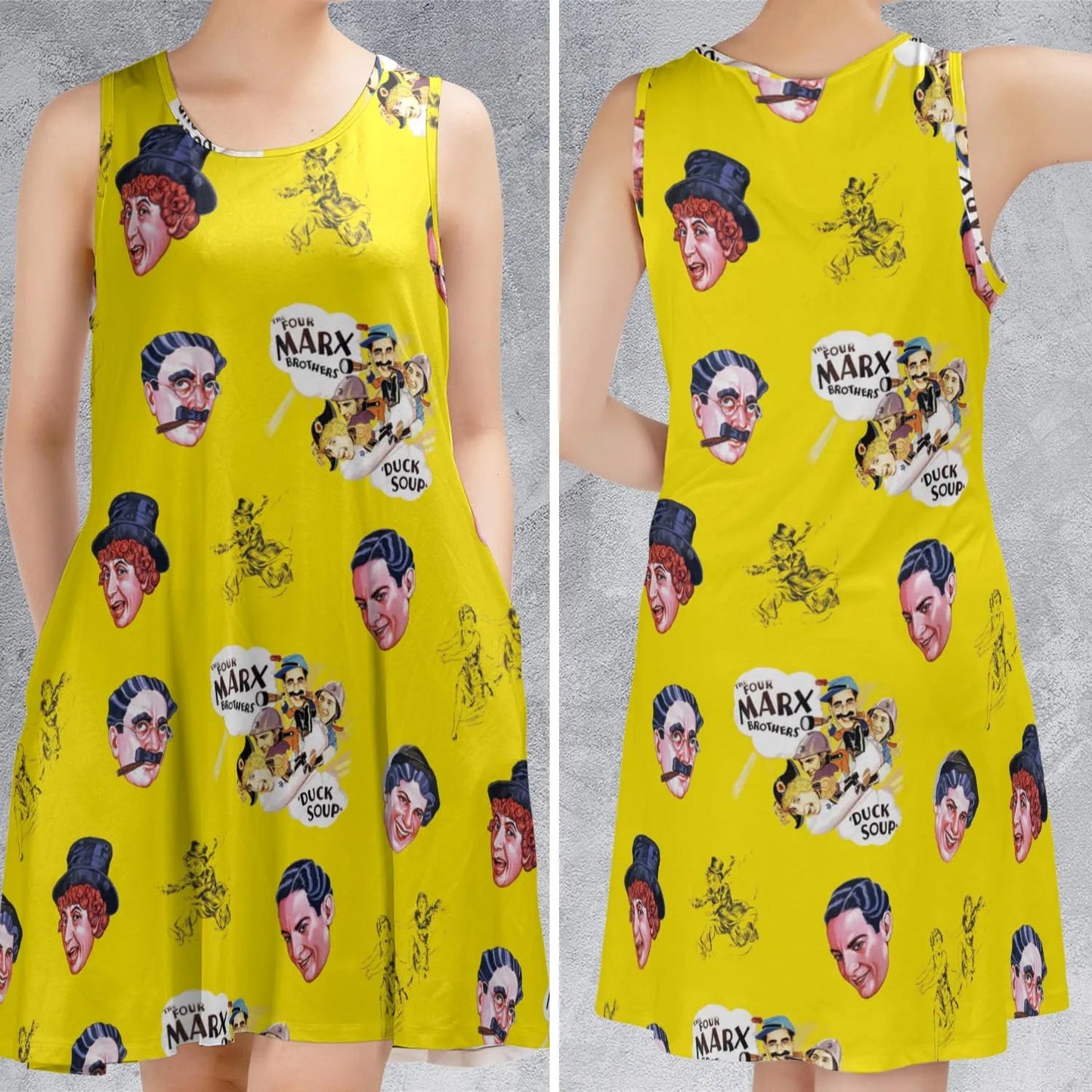 Casual Sleeveless Dress - ZL5U3DBC