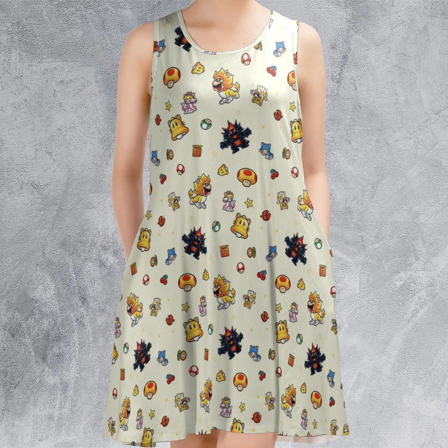 Casual Sleeveless Dress - H1DKTQ6L