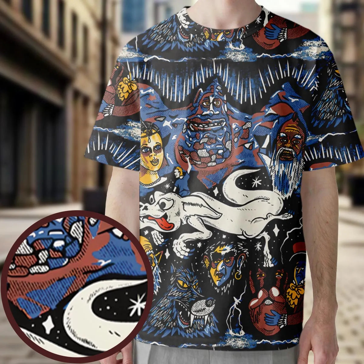 Full Print T-Shirt - 87YEKBGR