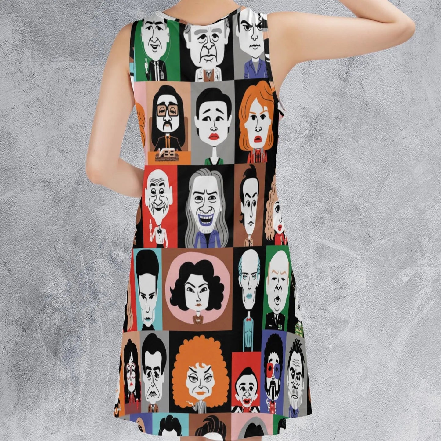 Casual Sleeveless Dress - N2PJHMQS
