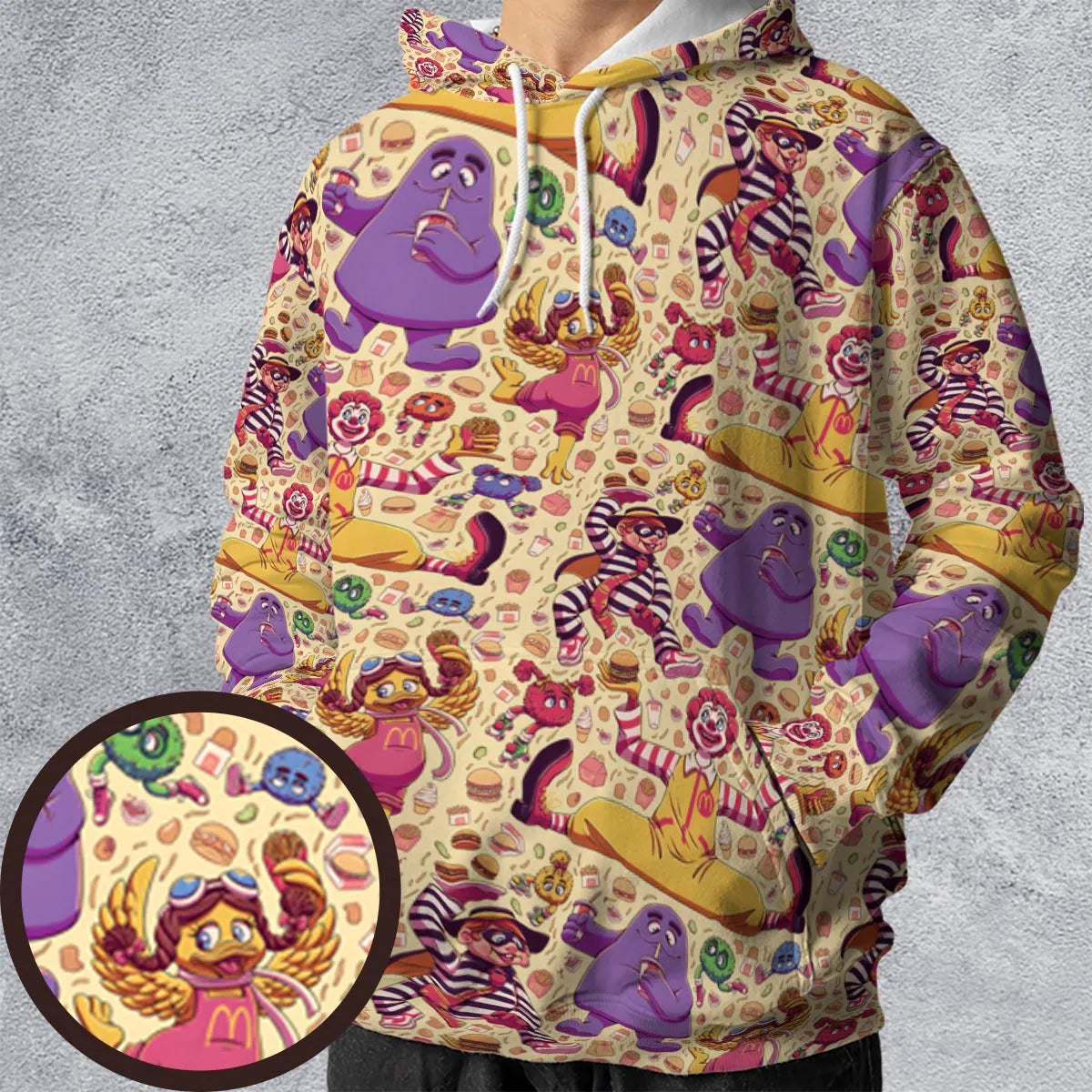 Full Print Hoodie - 1AHFD279