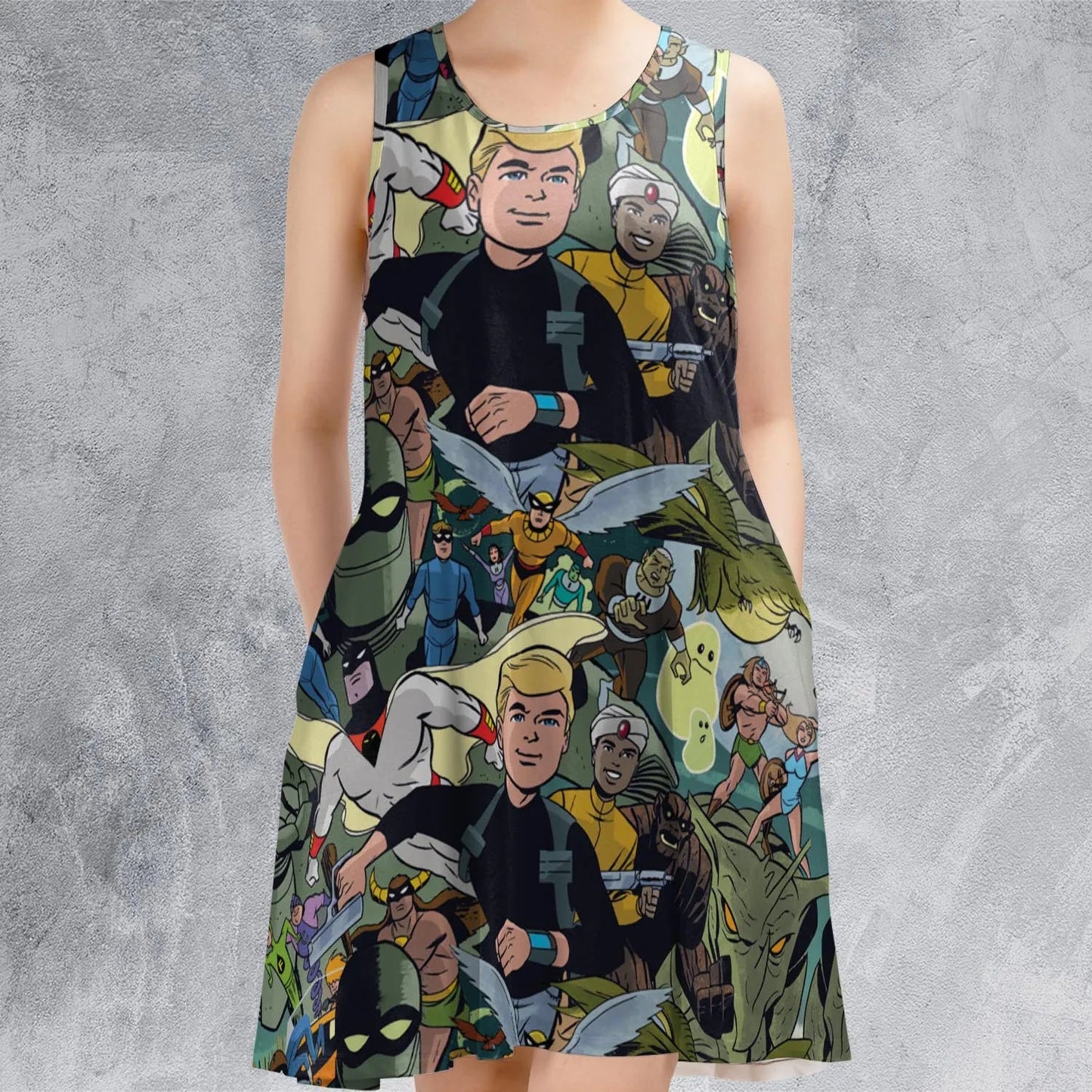 Casual Sleeveless Dress - ZA4S8247