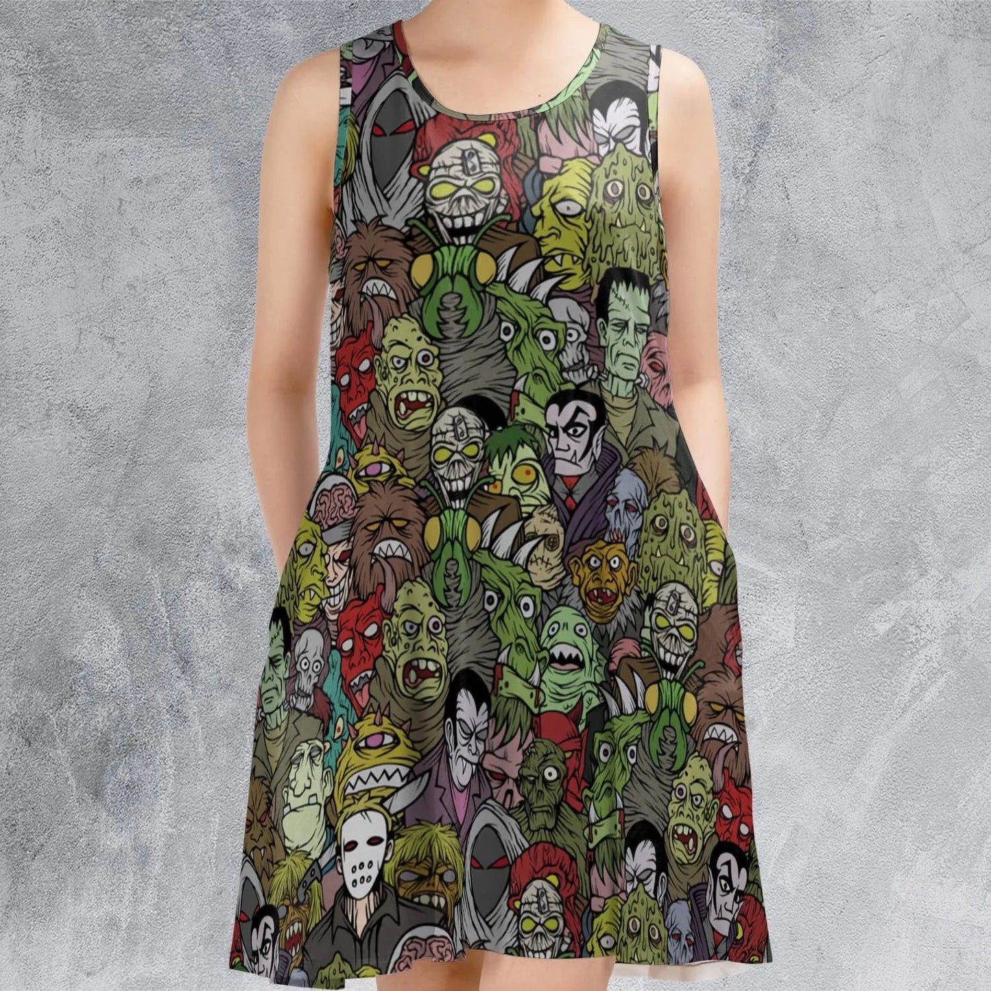 Casual Sleeveless Dress - UCMABBE7
