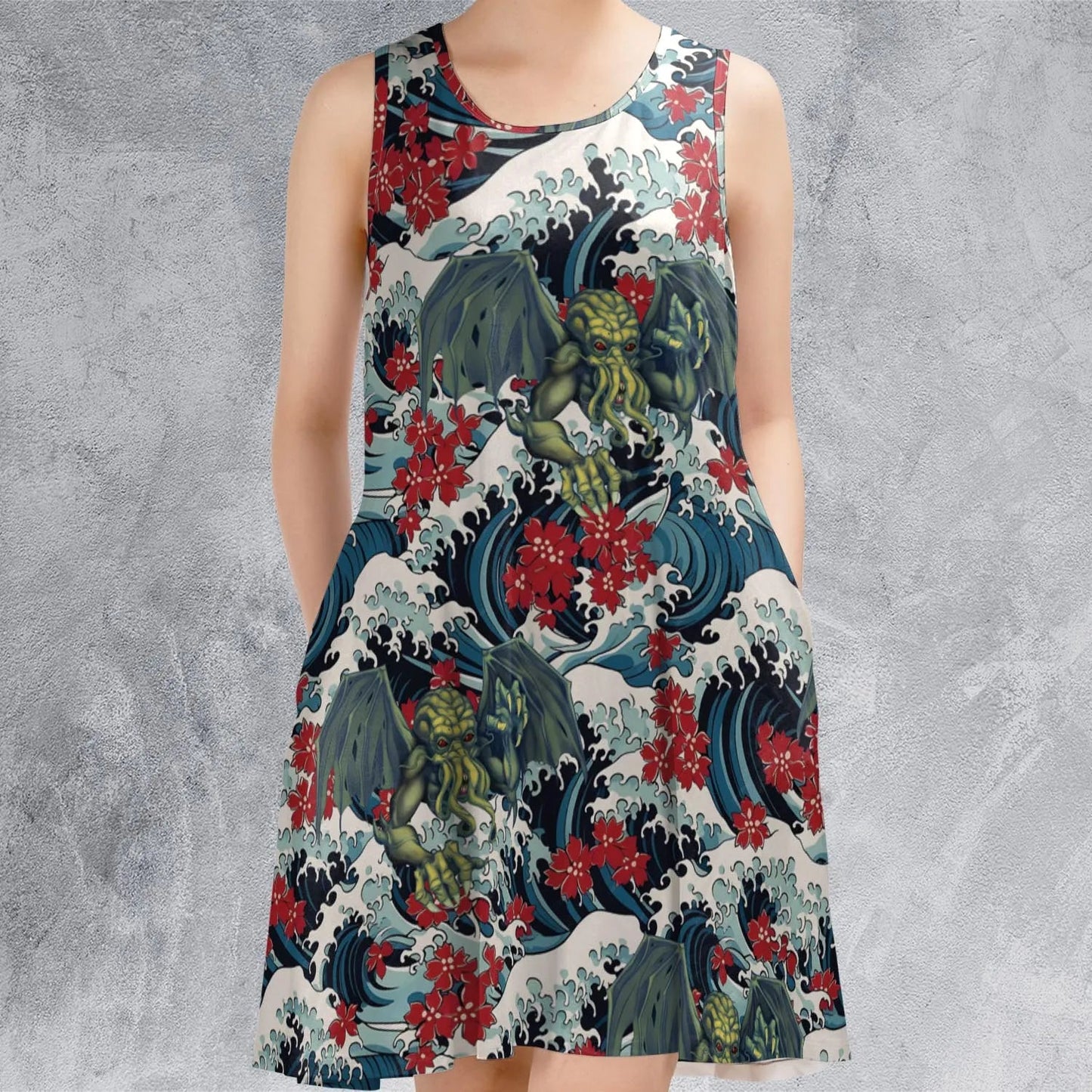 Casual Sleeveless Dress - SNB2WGBM