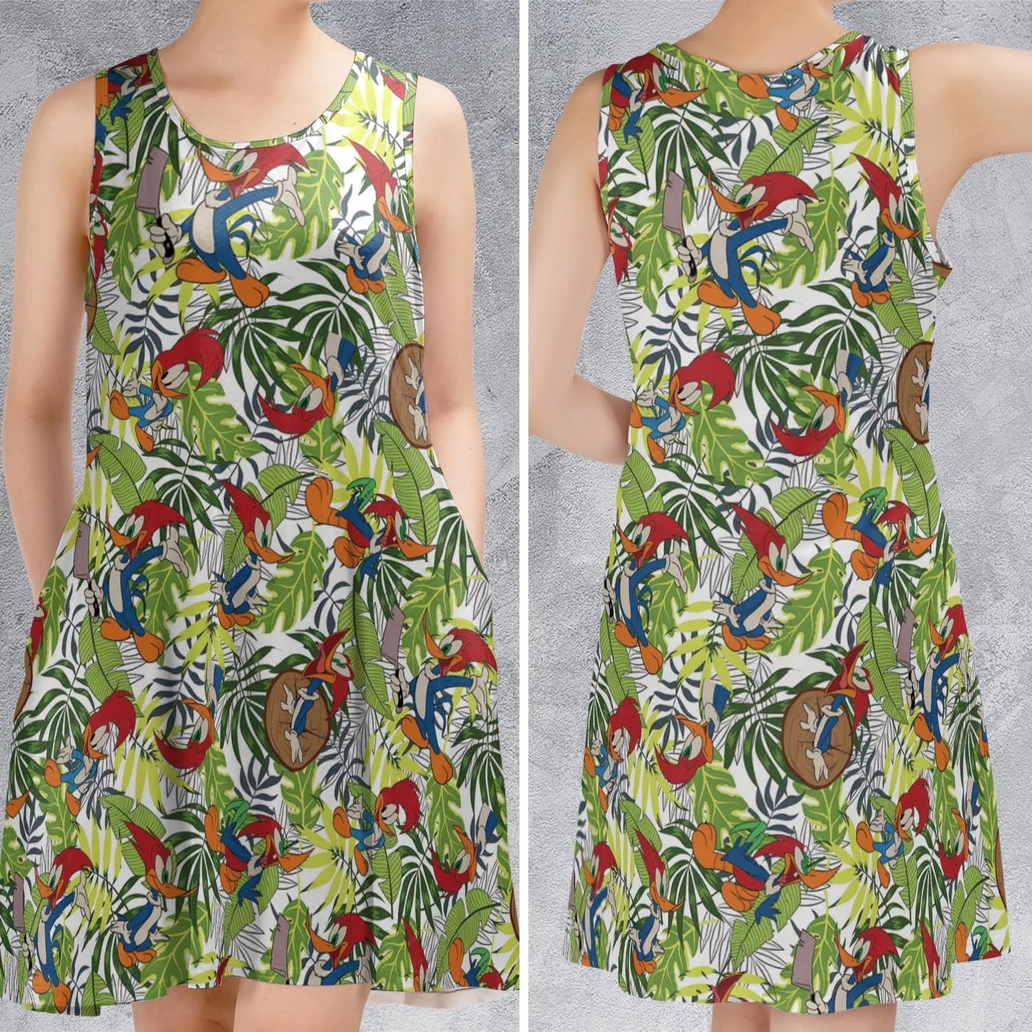 Casual Sleeveless Dress - 61X583HL
