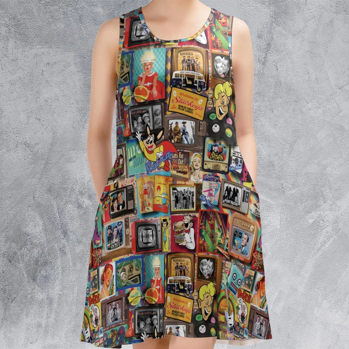 Casual Sleeveless Dress - JS1FZSSJ