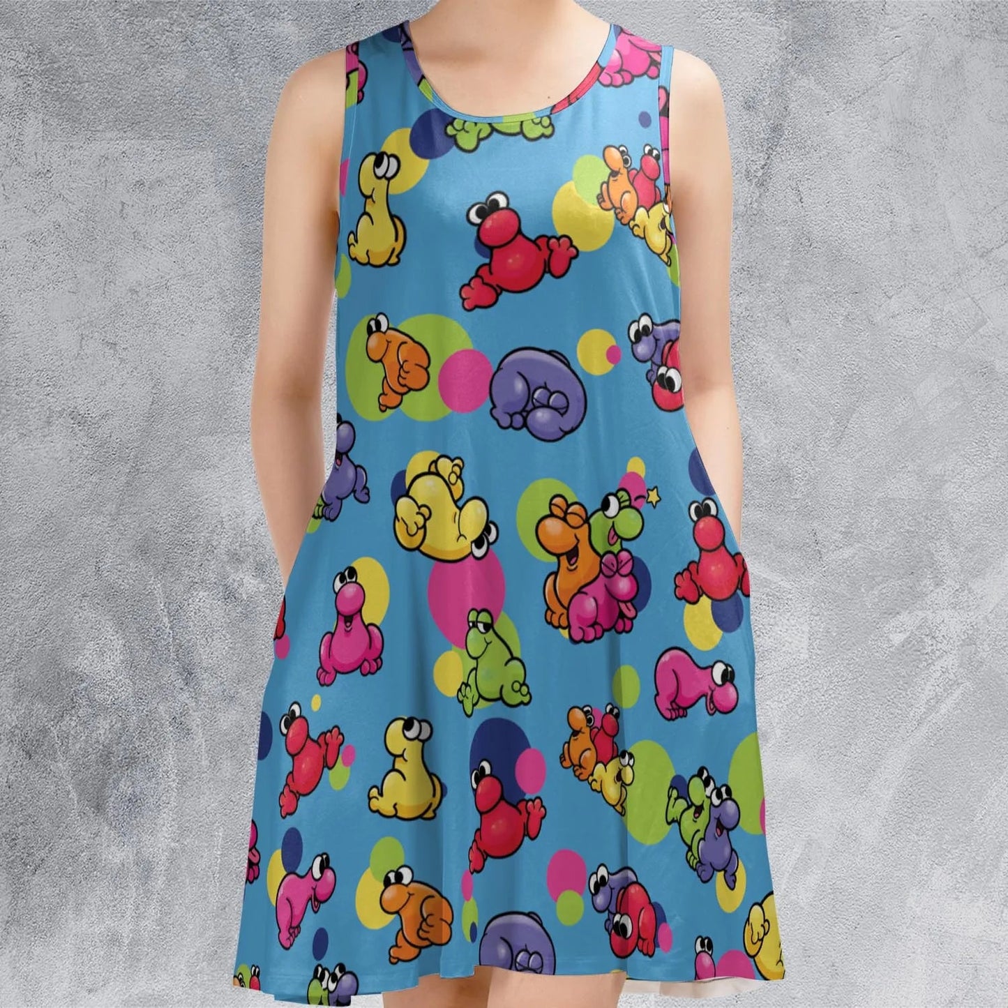 Casual Sleeveless Dress - 29GGNAPW