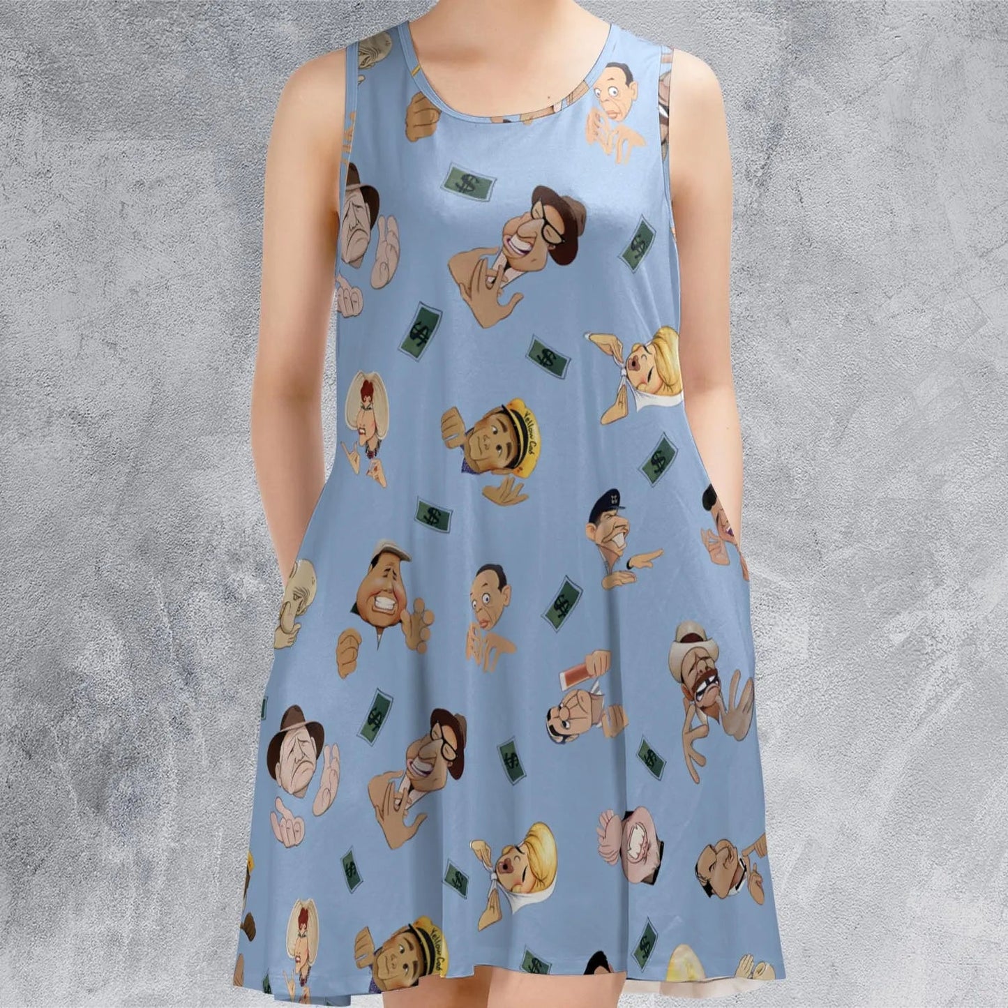 Casual Sleeveless Dress - N7XFUZ1U
