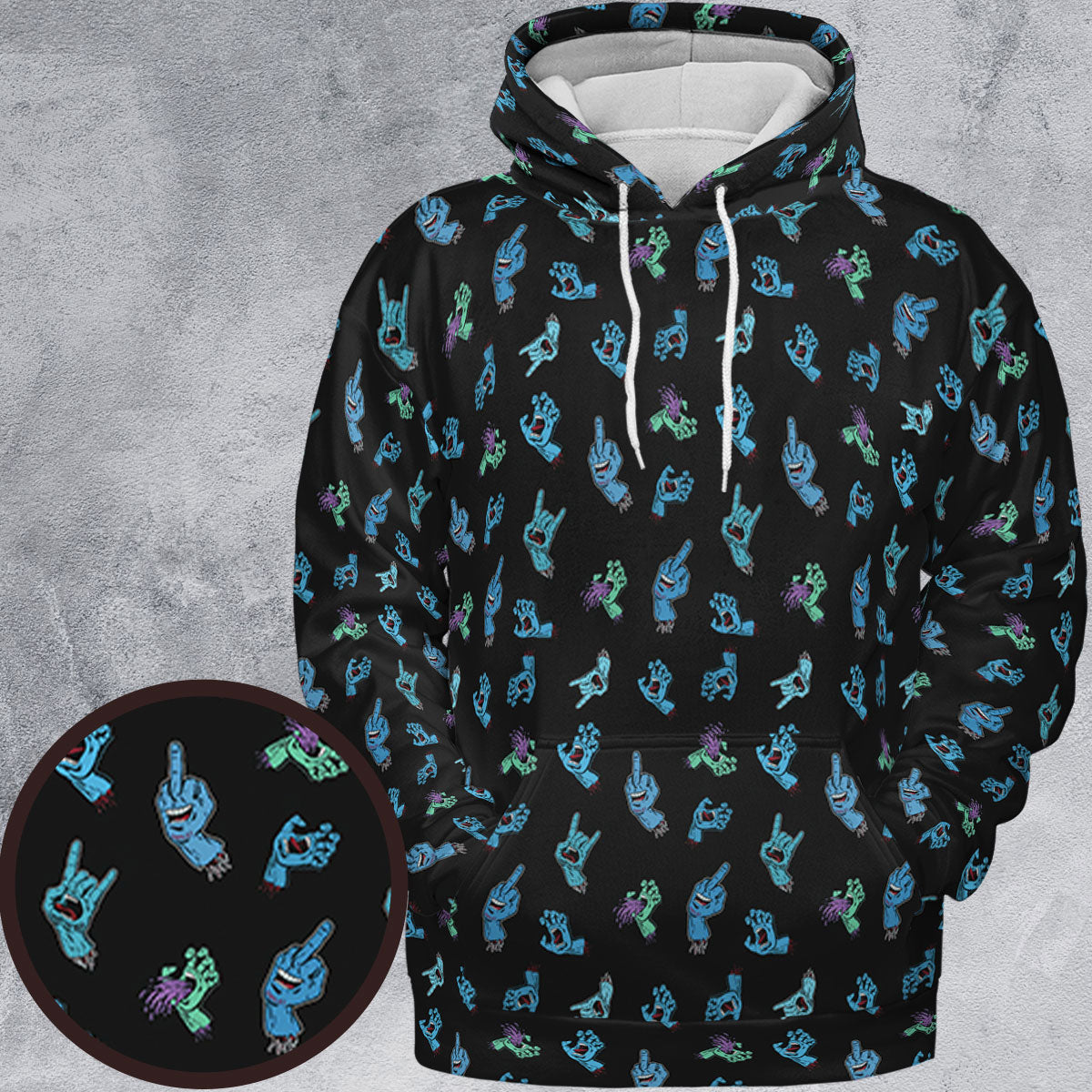 Full Print Hoodie - XAHNK3R8