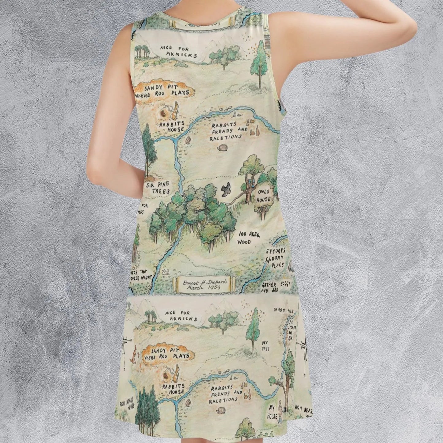Casual Sleeveless Dress - EM96B2B1
