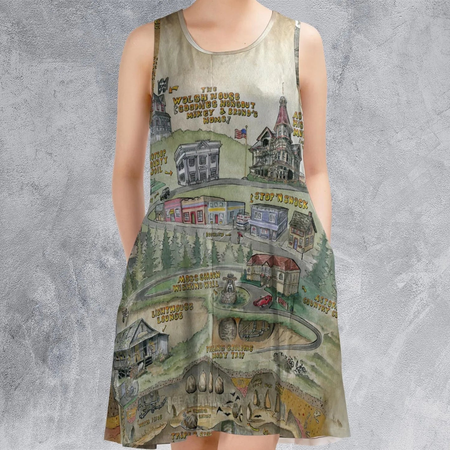 Casual Sleeveless Dress - X67GQMV2