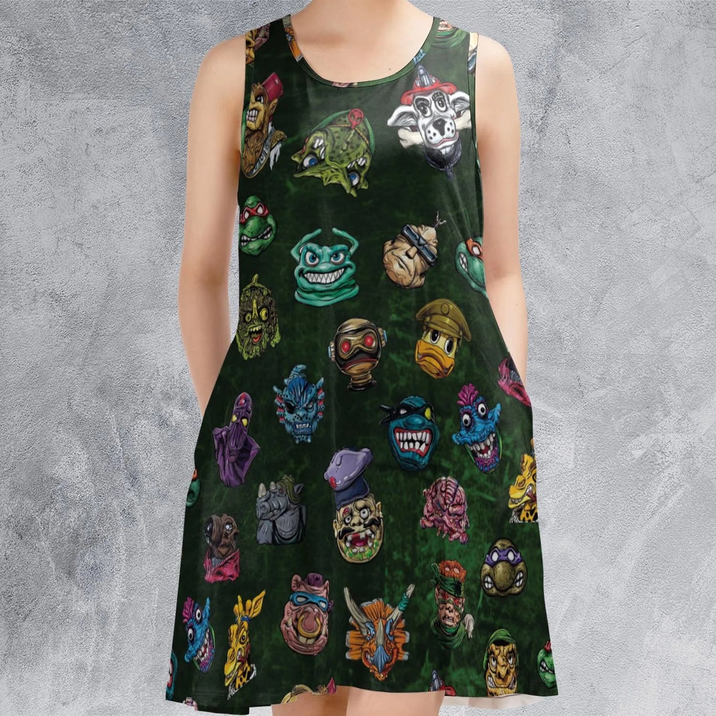 Casual Sleeveless Dress - KEG53D83