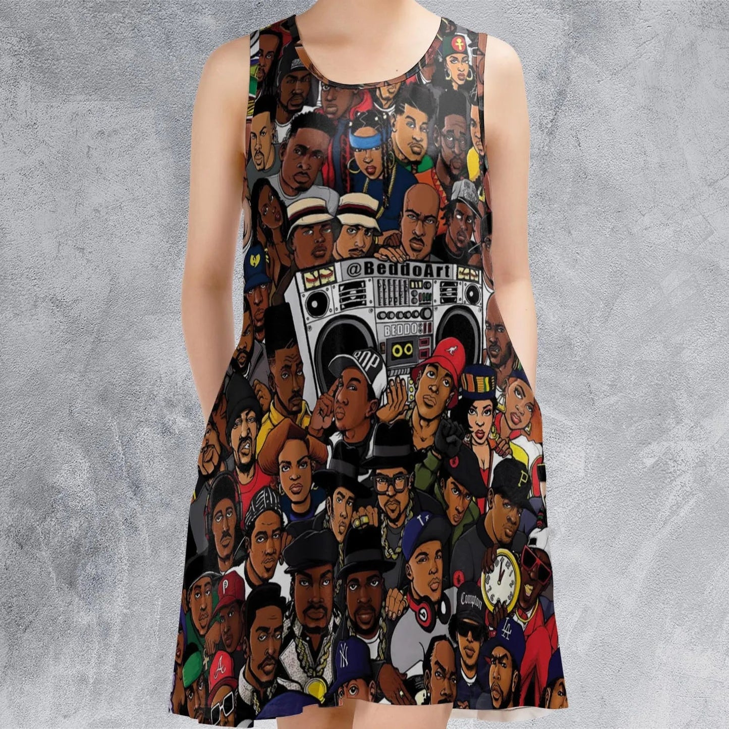 Casual Sleeveless Dress - 6CPSVP7Z