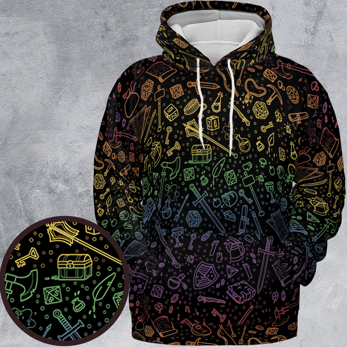 Full Print Hoodie - N2SNFJAX