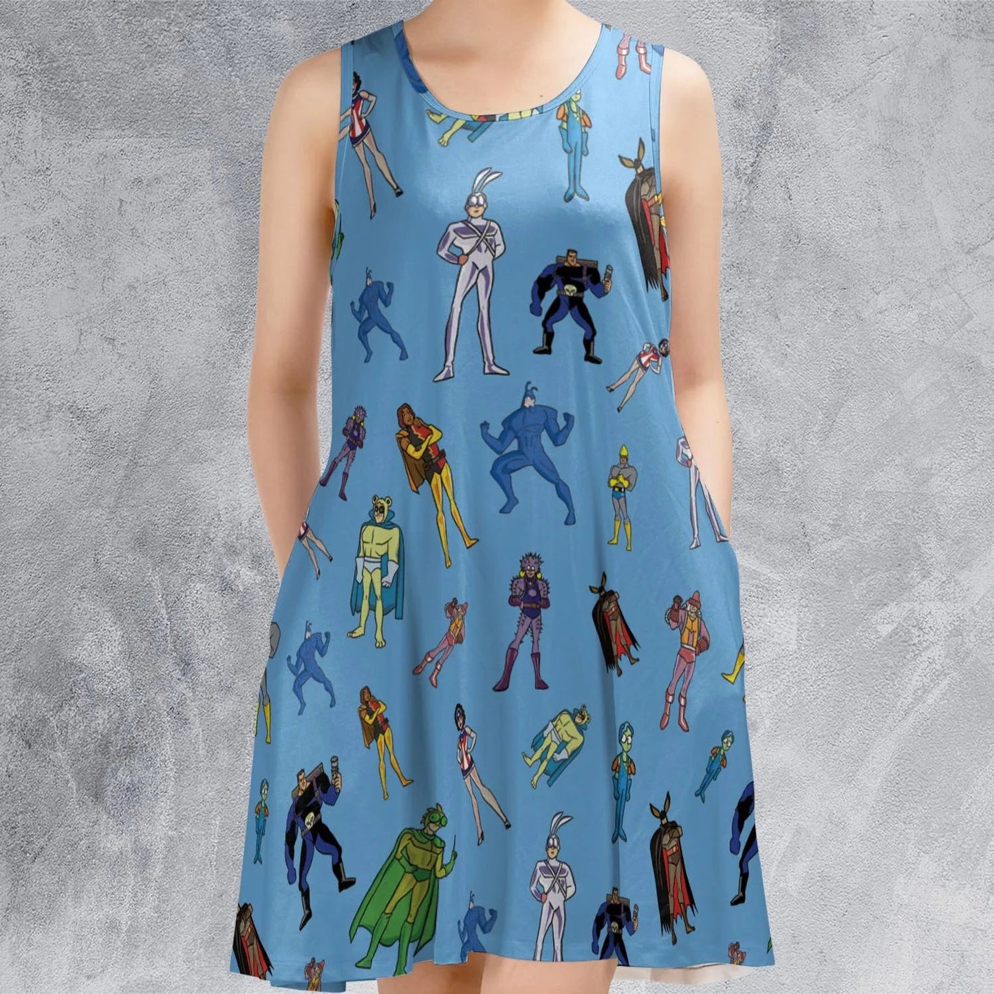 Casual Sleeveless Dress - LMBX97MW