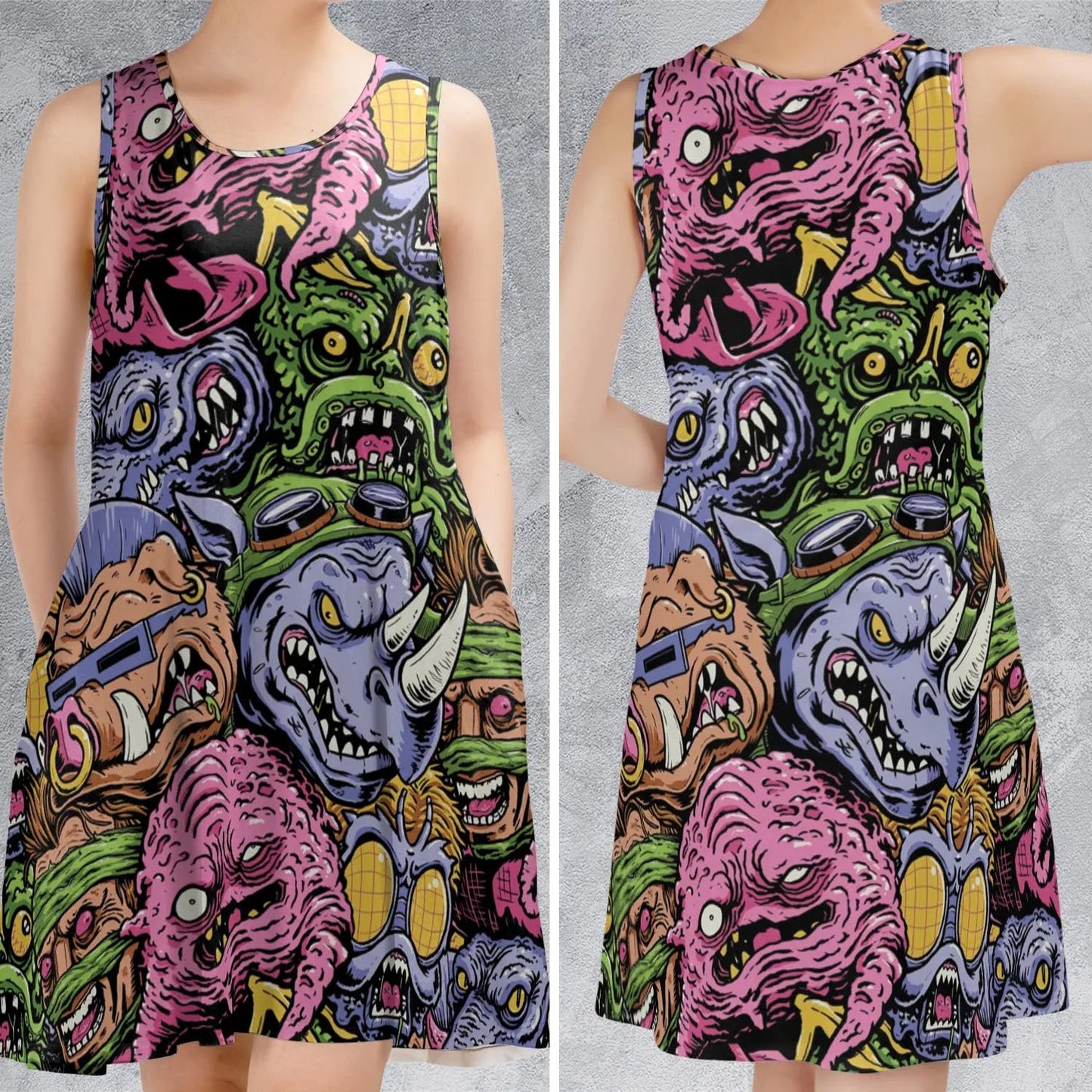 Casual Sleeveless Dress - X754AAH1