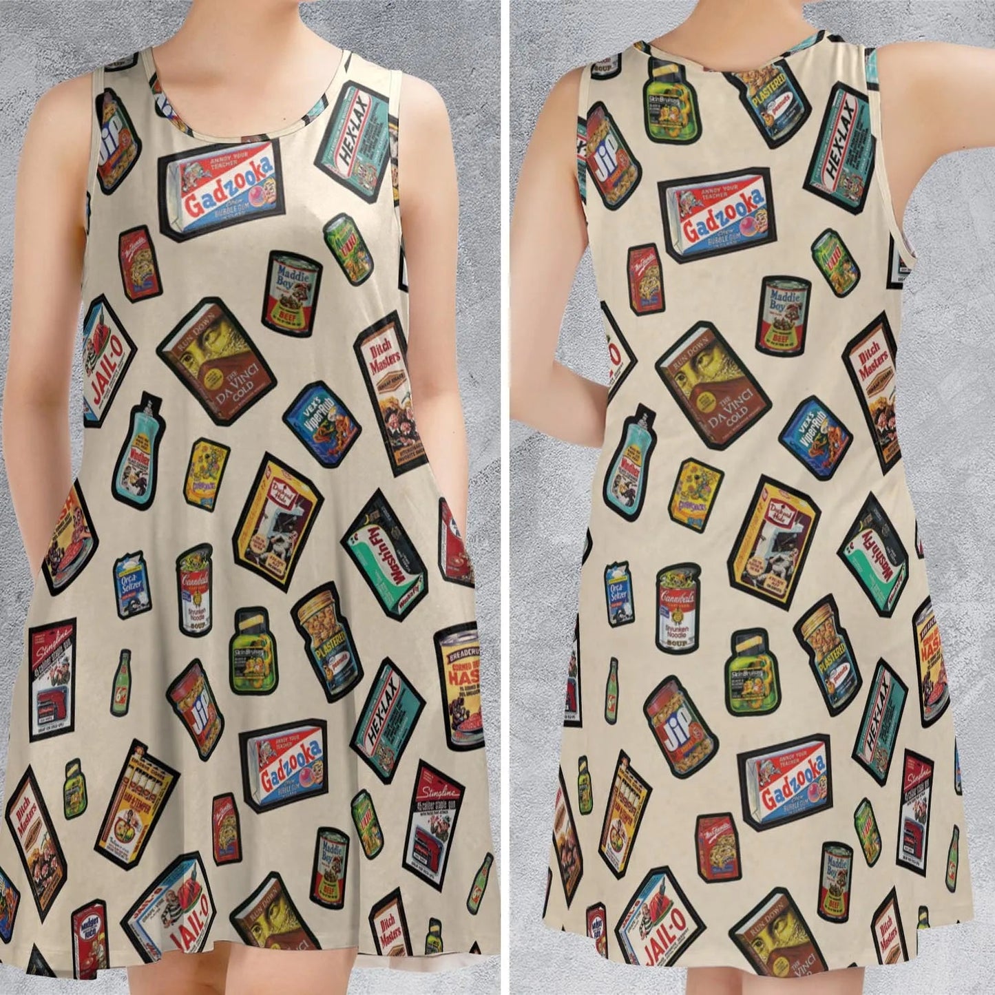 Casual Sleeveless Dress - NT6JVEVX
