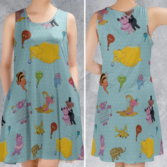 Casual Sleeveless Dress - 1XA6N2Z2