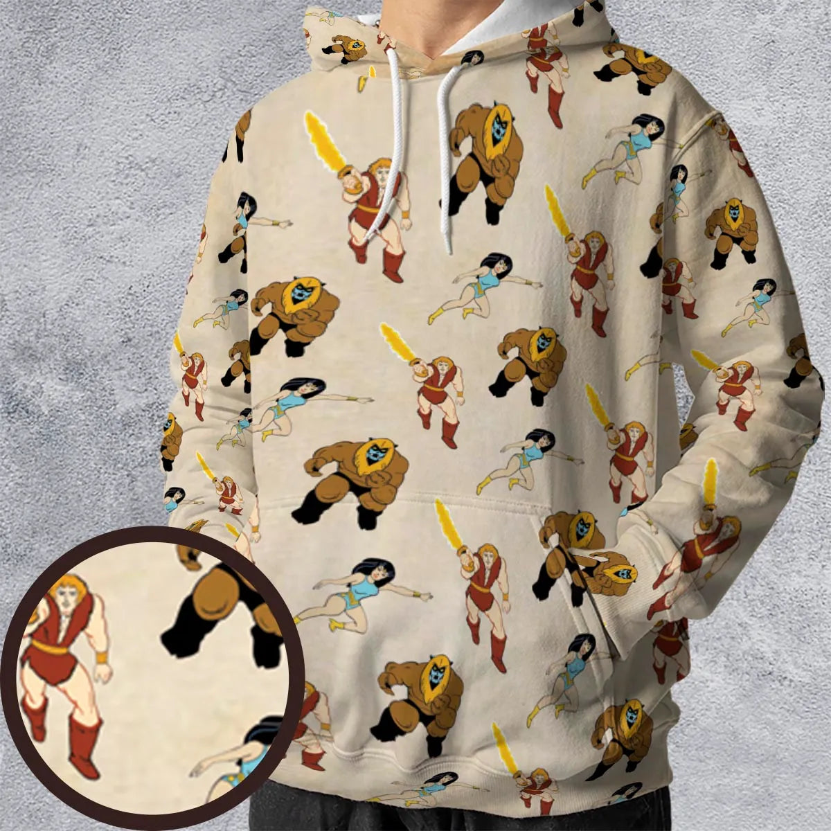 Full Print Hoodie - DEGEEQEF