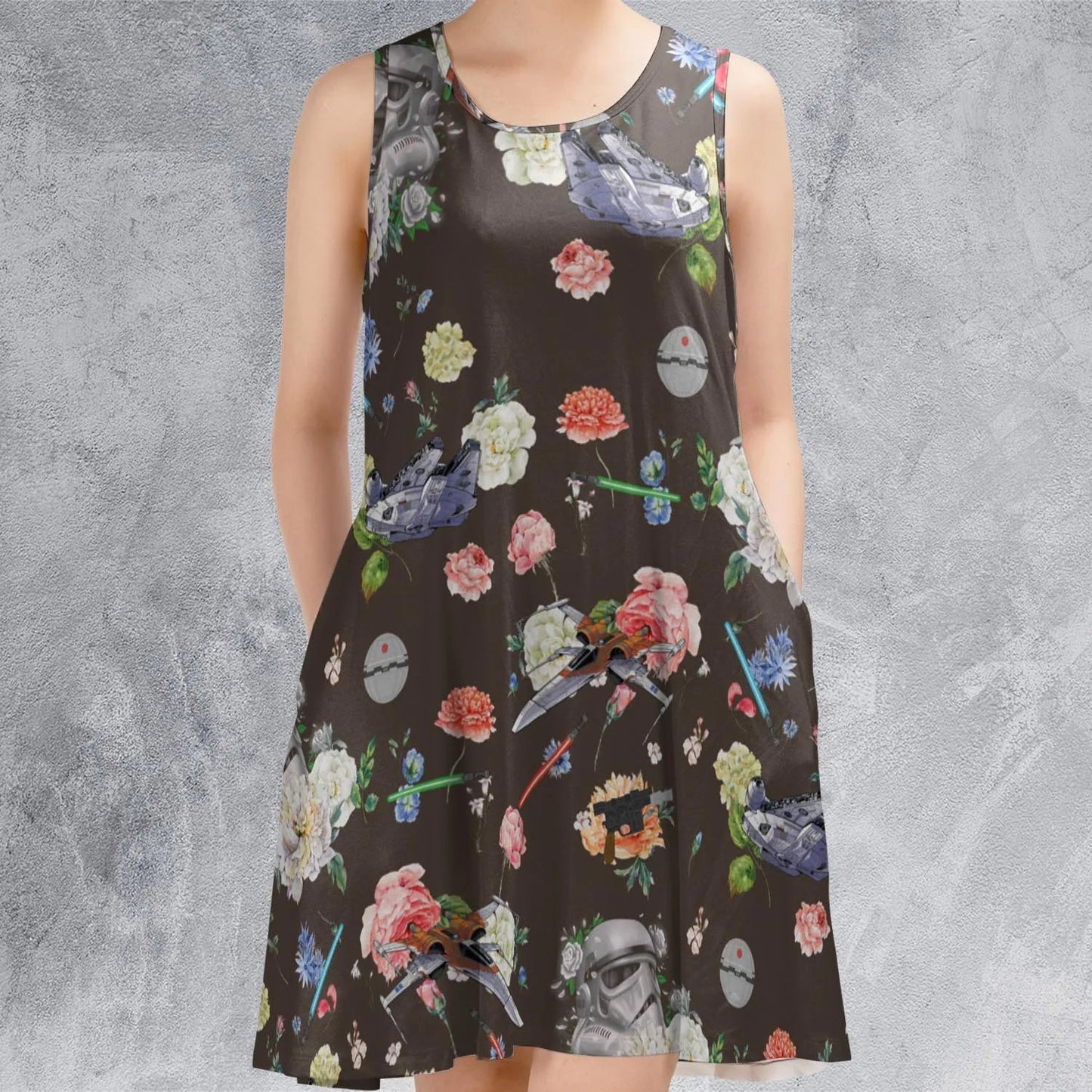 Casual Sleeveless Dress - 77LGQ7TM