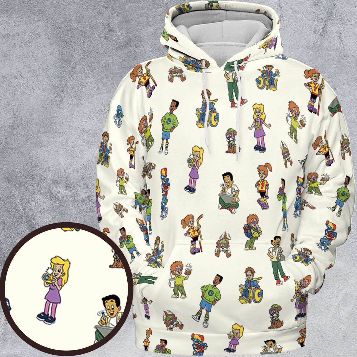 Full Print Hoodie - XYW9N6BF