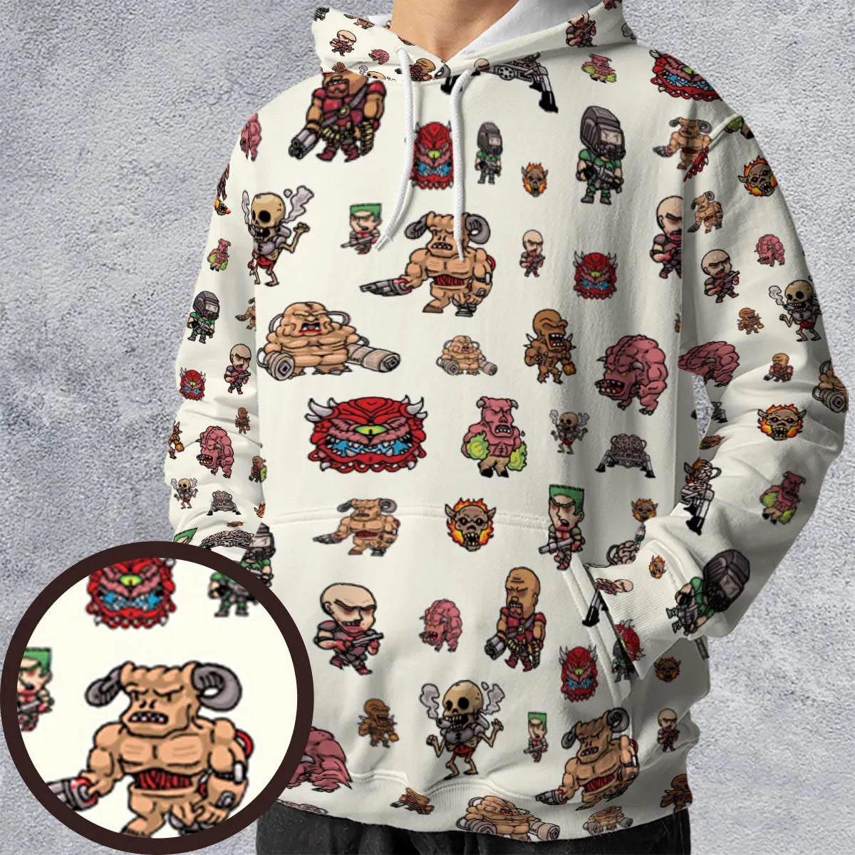 Full Print Hoodie - M13X4QL4