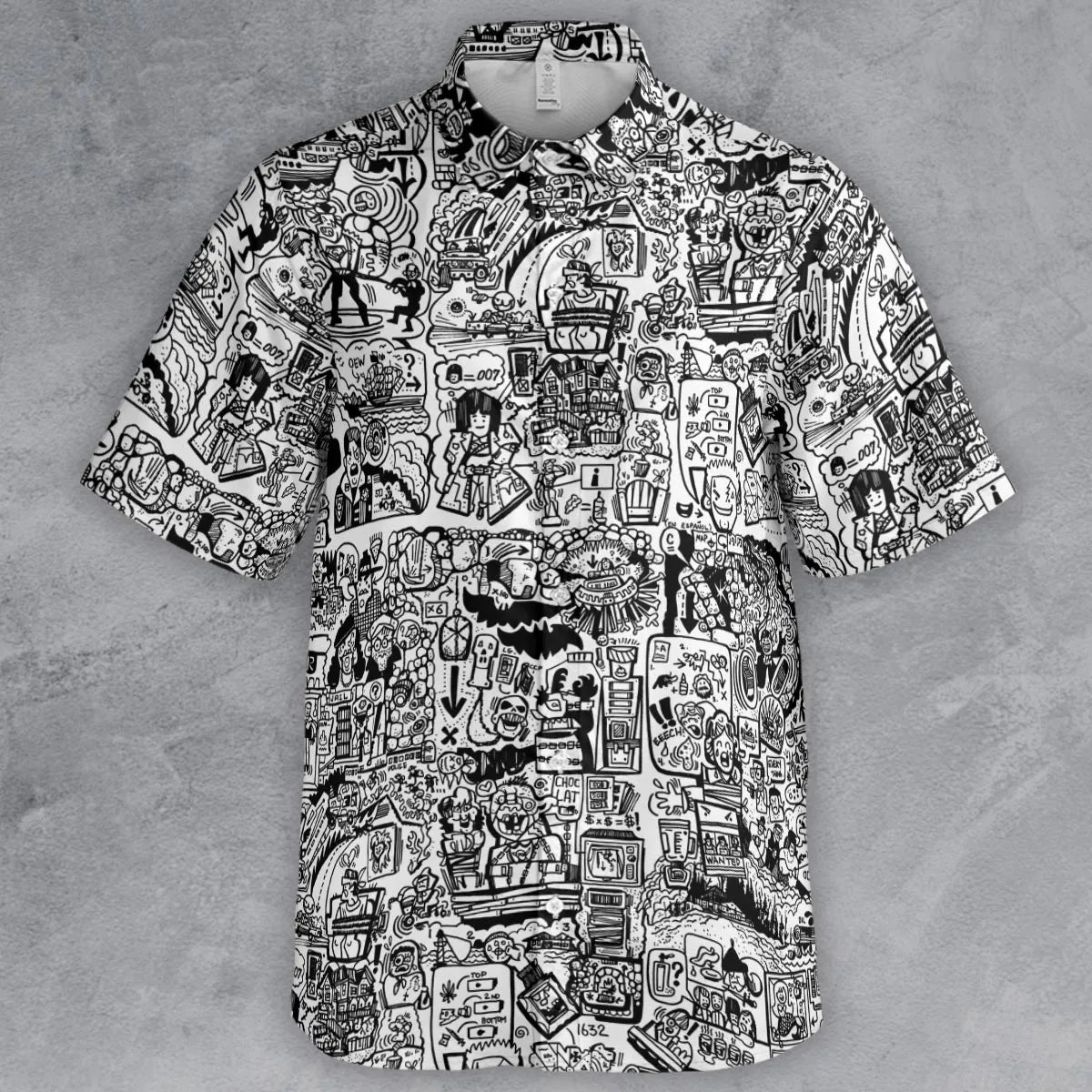 Short Sleeve Button Shirt - QXVFHP54