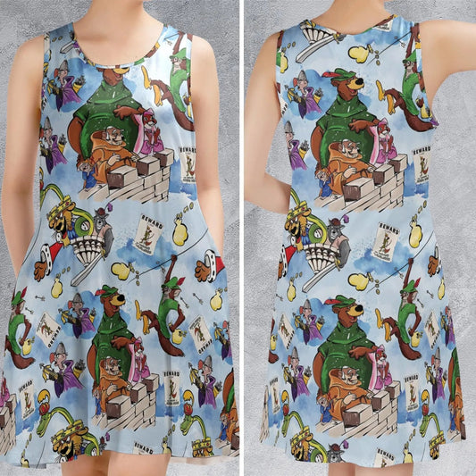 Casual Sleeveless Dress - 1G51F7UZ