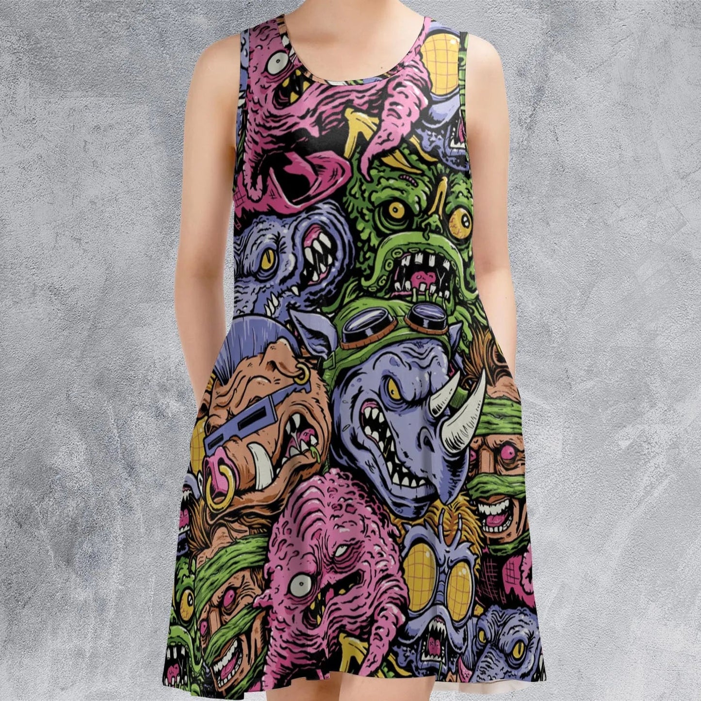 Casual Sleeveless Dress - X754AAH1