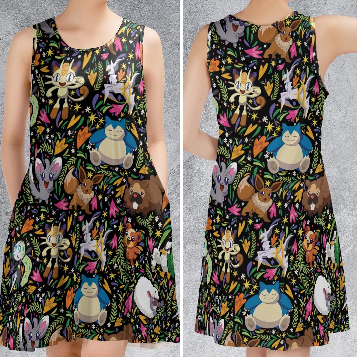 Casual Sleeveless Dress - APD3FQAG