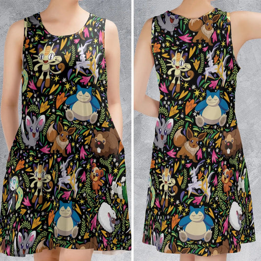 Casual Sleeveless Dress - APD3FQAG