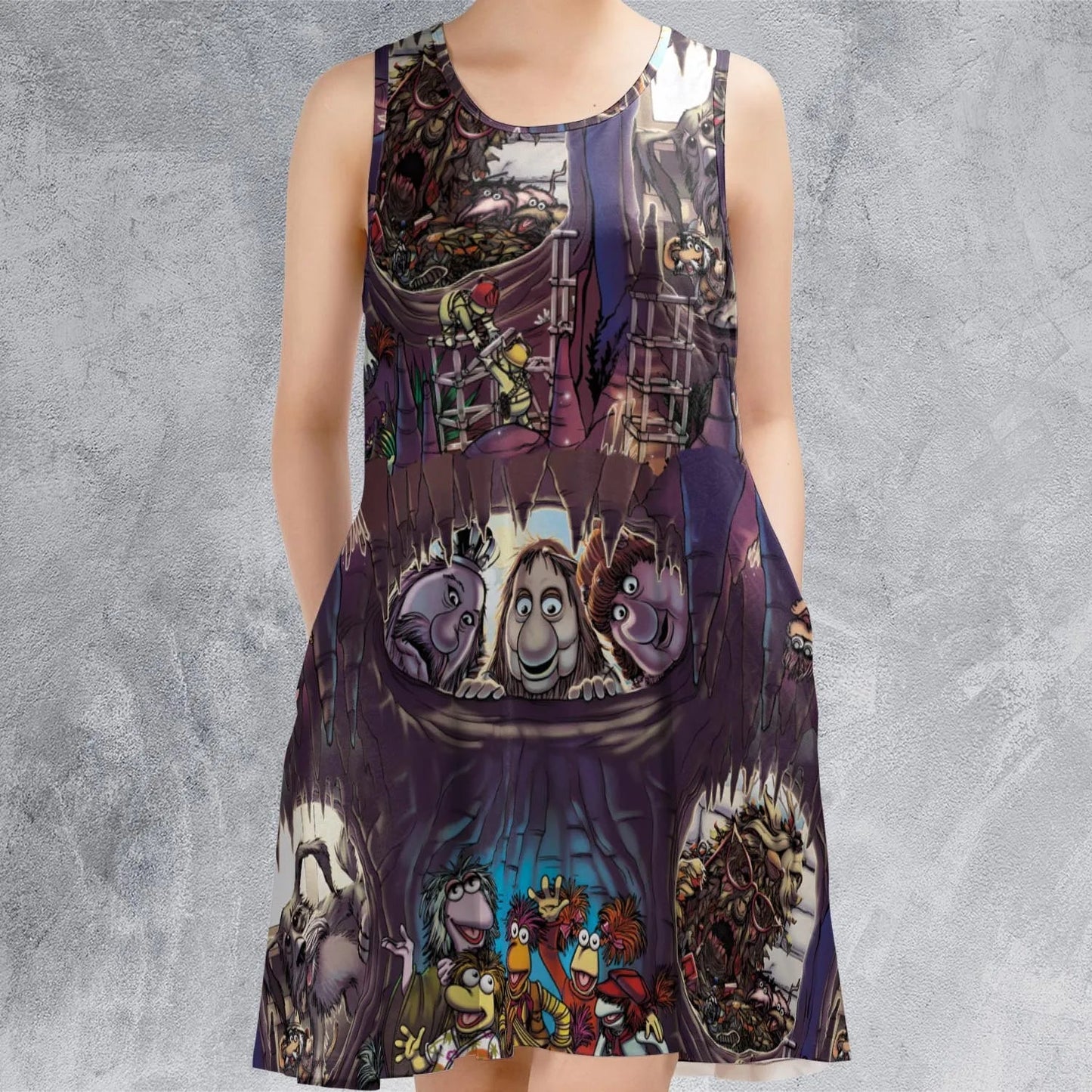 Casual Sleeveless Dress - ZJ745BBU