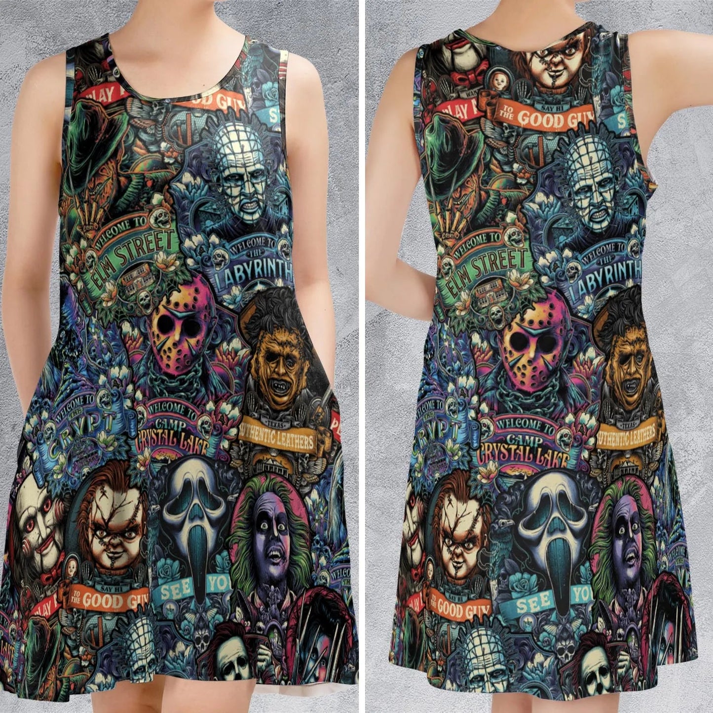 Casual Sleeveless Dress - HN4Q2VTW