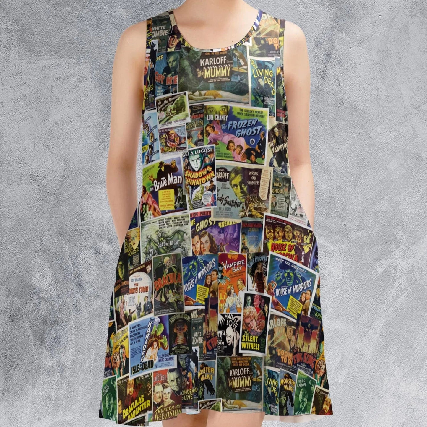 Casual Sleeveless Dress - 6JQ34E1M