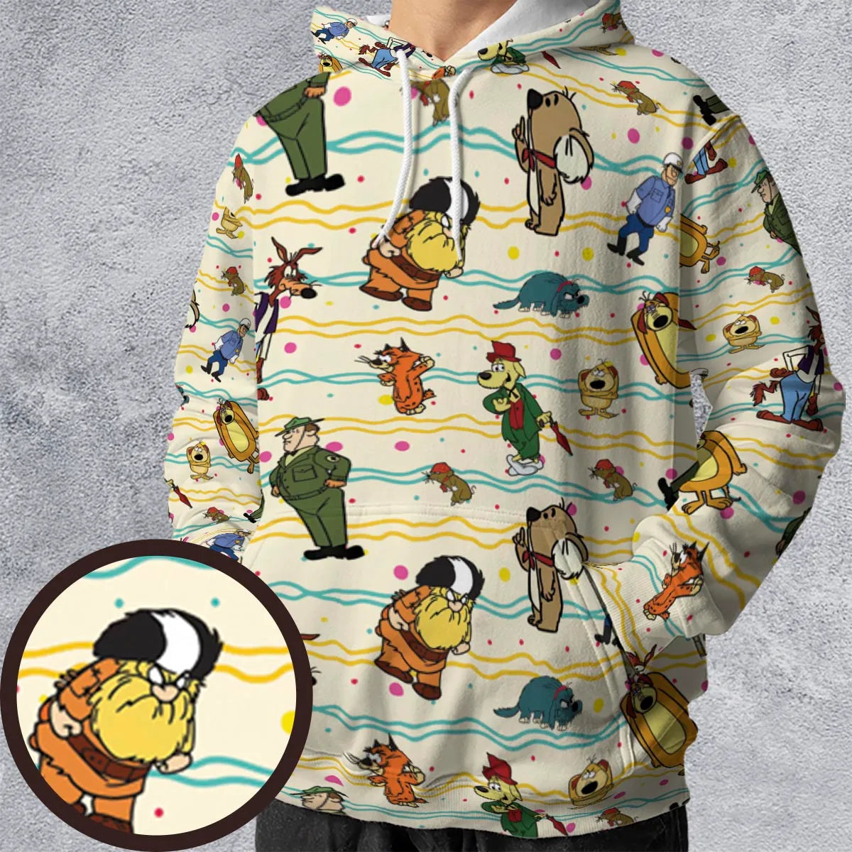 Full Print Hoodie - 7LGJN2ZE