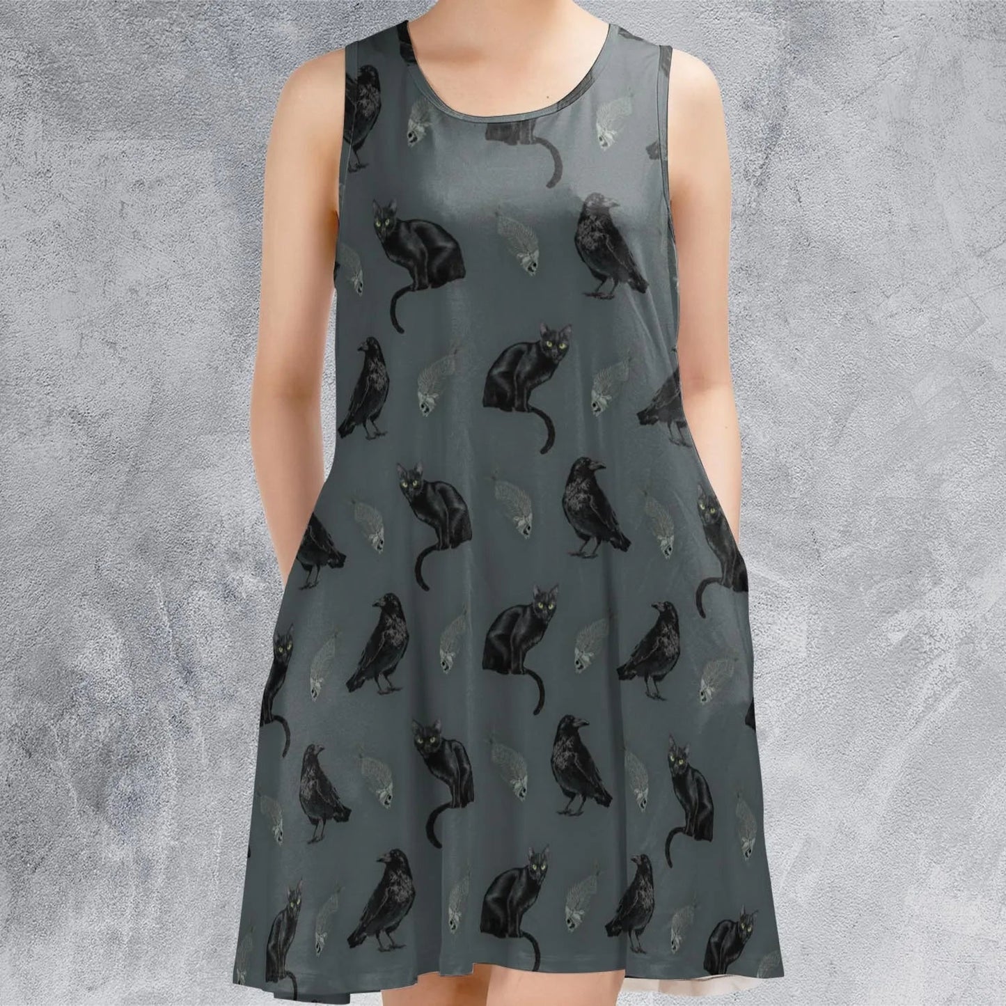 Casual Sleeveless Dress - 1LMZDEEY