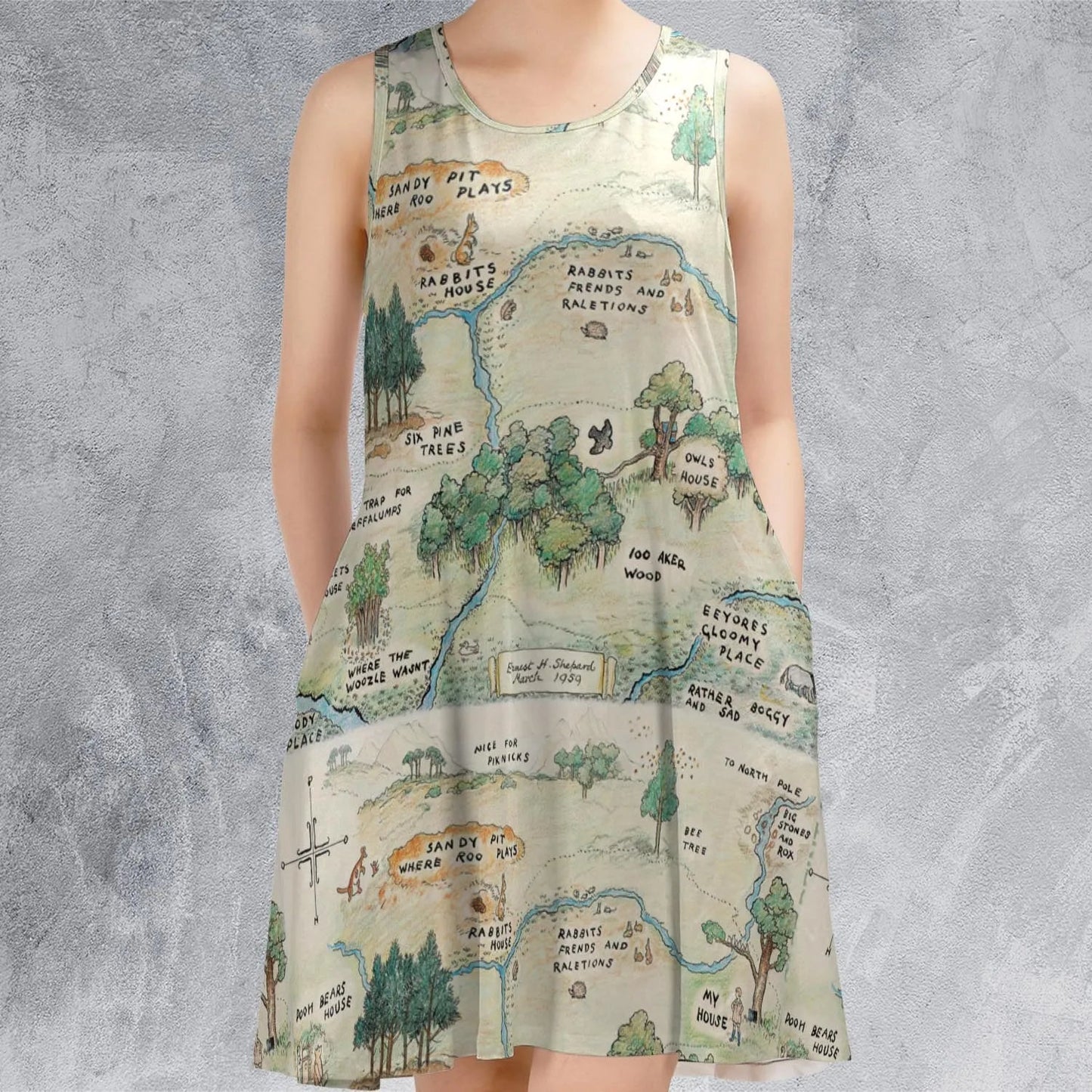 Casual Sleeveless Dress - EM96B2B1