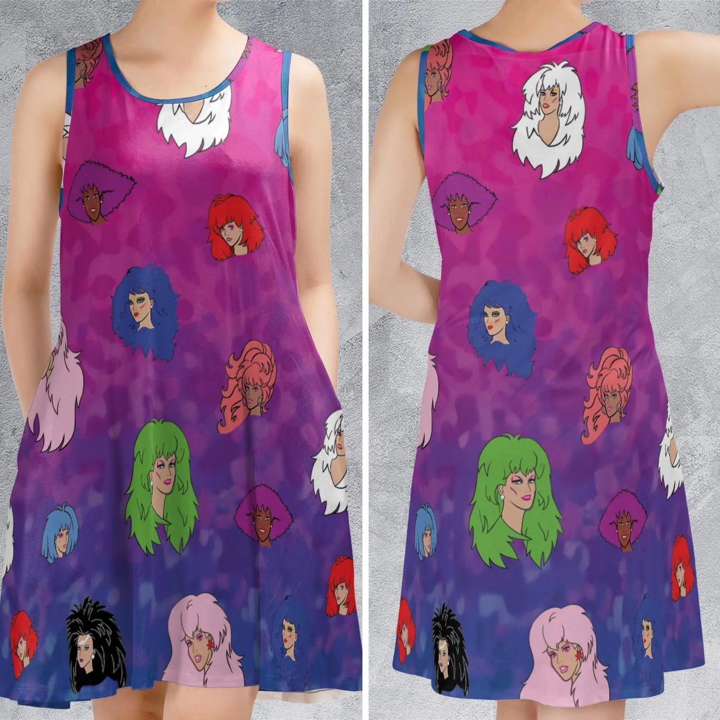 Casual Sleeveless Dress - 9J1ZDZPD