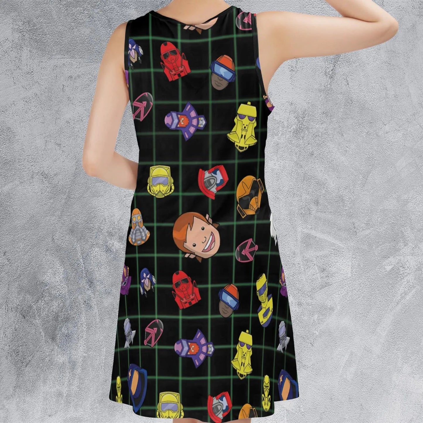 Casual Sleeveless Dress - G6EPK2HE