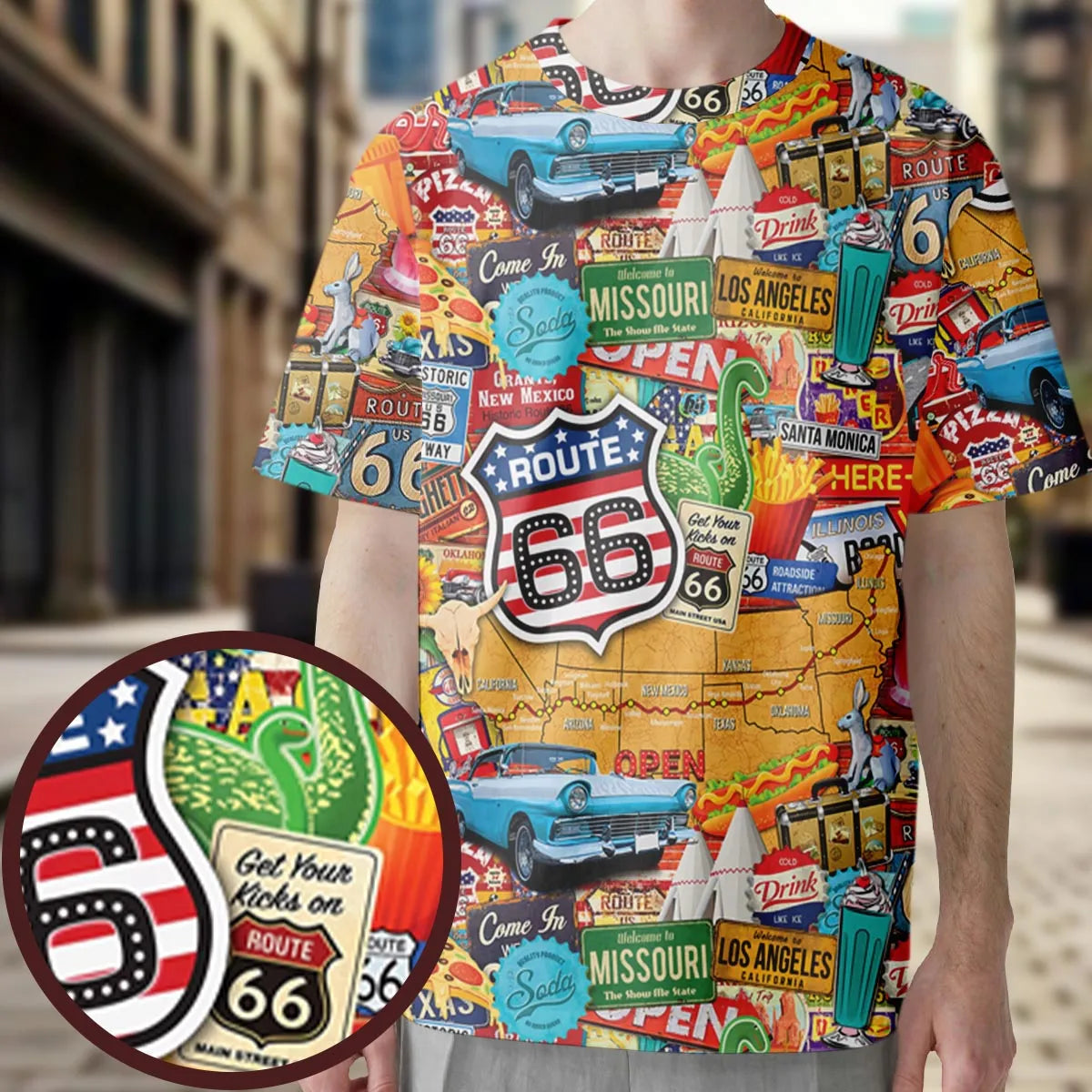 Full Print T-Shirt - 5XC7NU1L