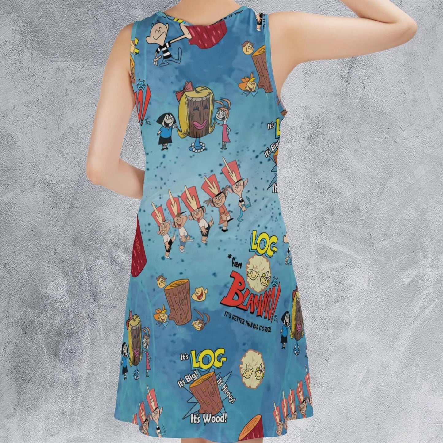 Casual Sleeveless Dress - 1APN4YXU