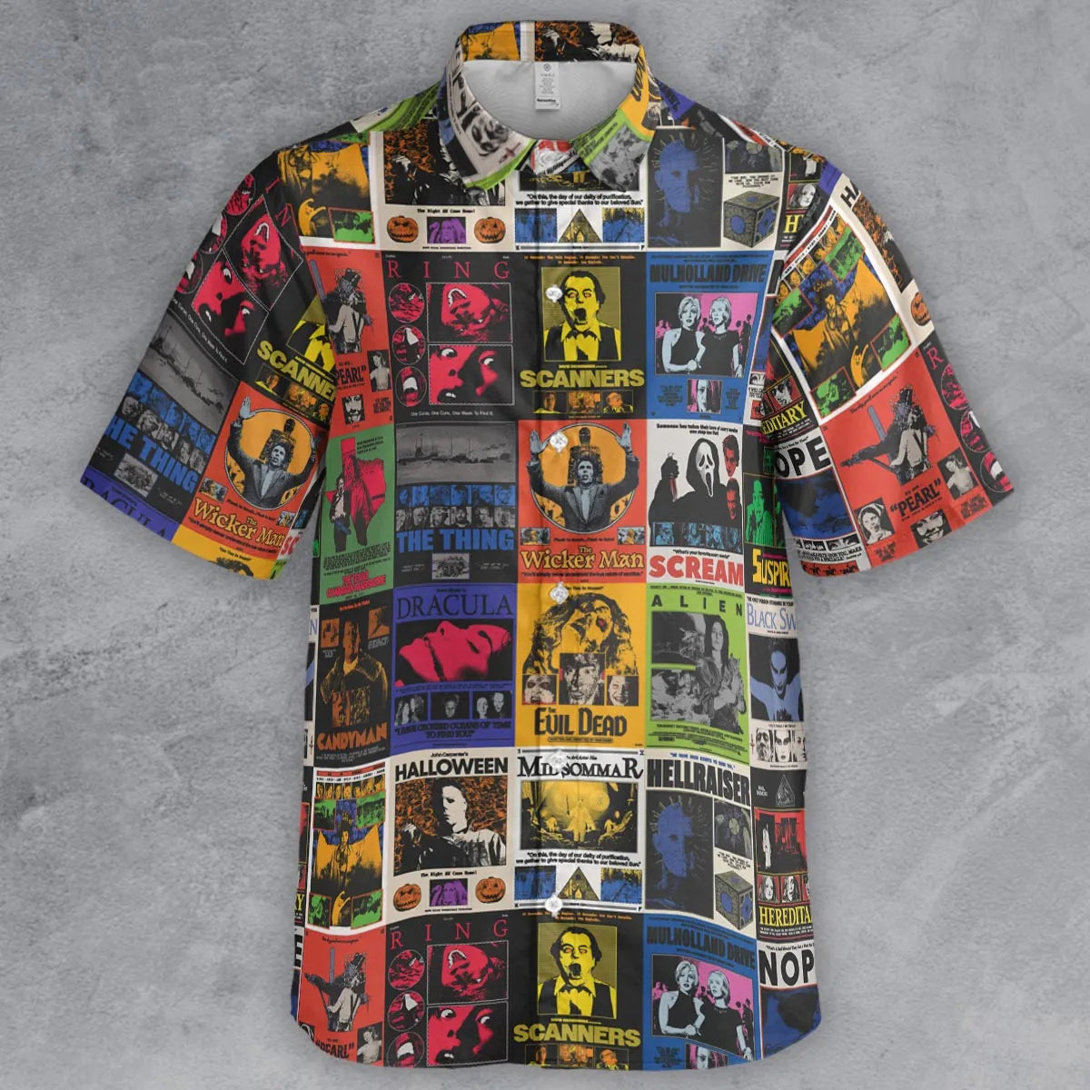 Short Sleeve Button Shirt - HQDR343E