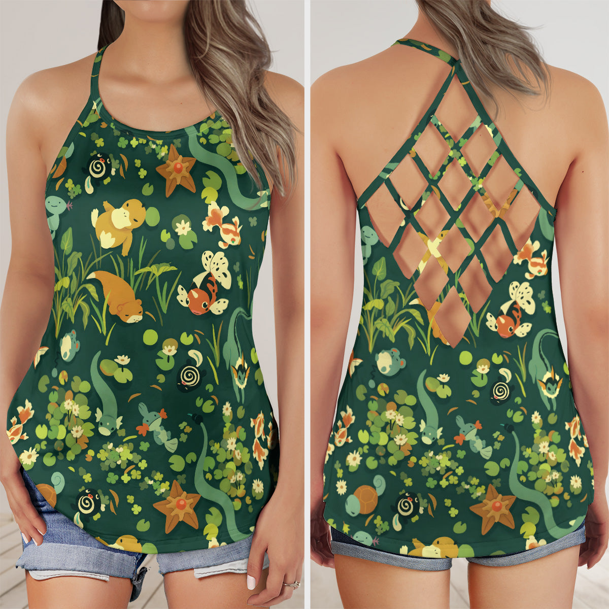 Criss Cross Tank Top - CLWZLGX2