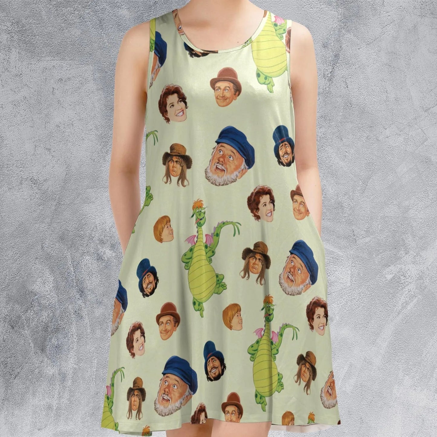 Casual Sleeveless Dress - 6VGN734V