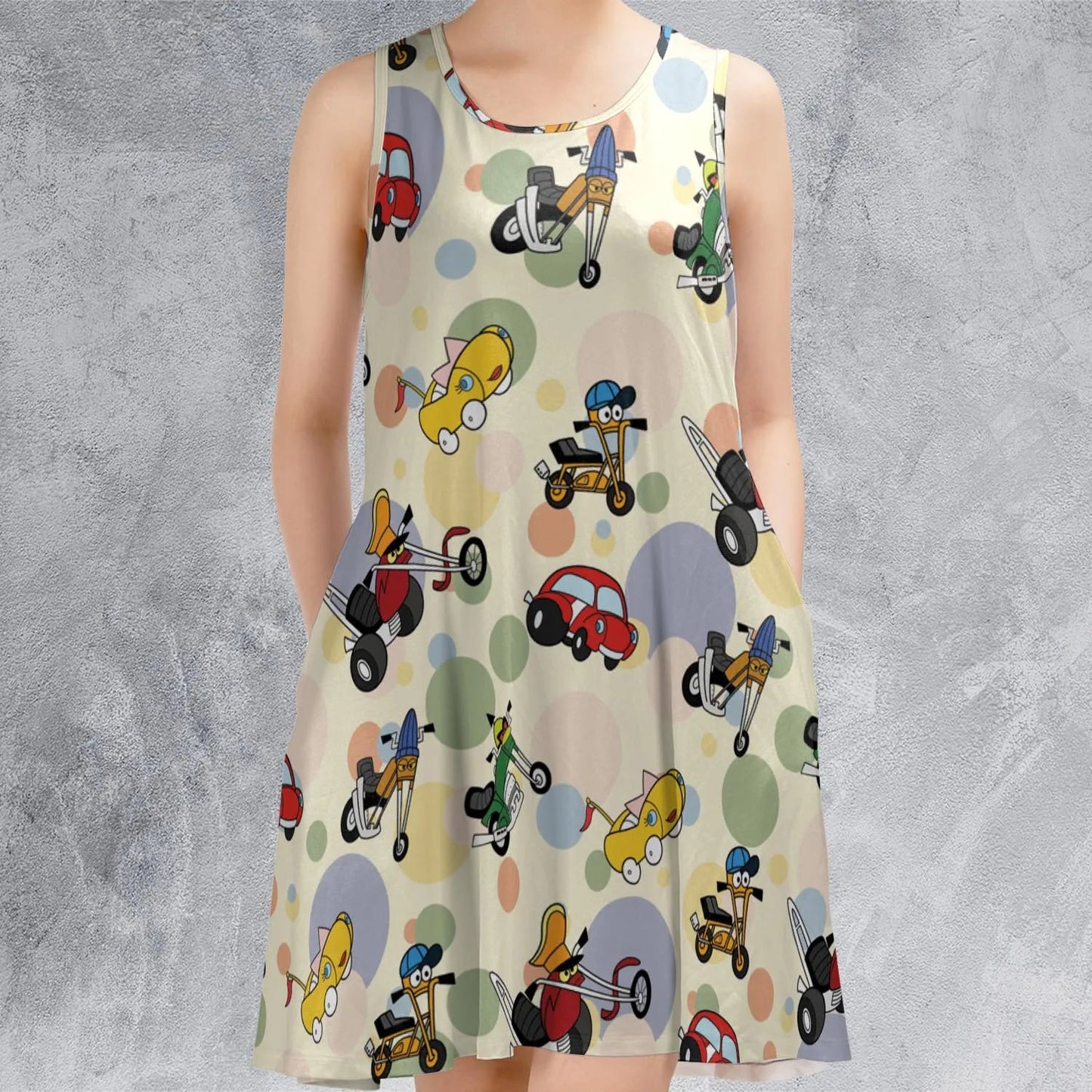 Casual Sleeveless Dress - 95VPEW8M