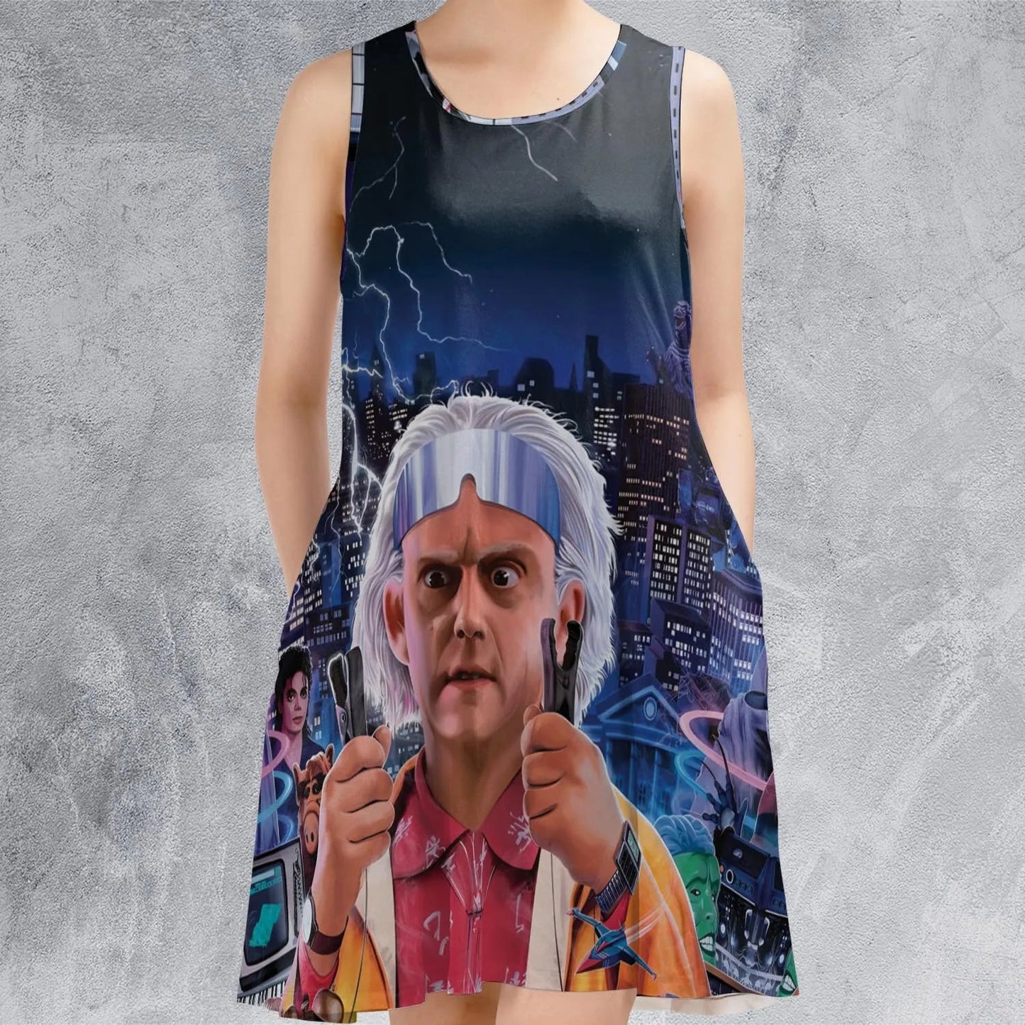 Casual Sleeveless Dress - ZH6Q4BHN