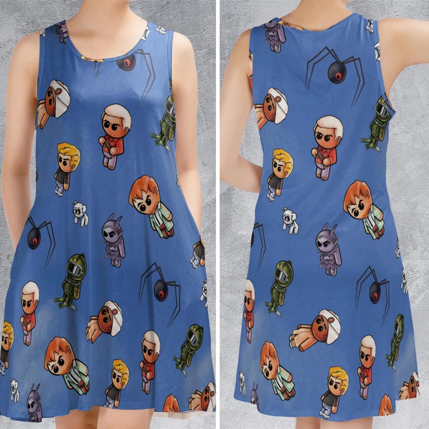 Casual Sleeveless Dress - GDBYPY25