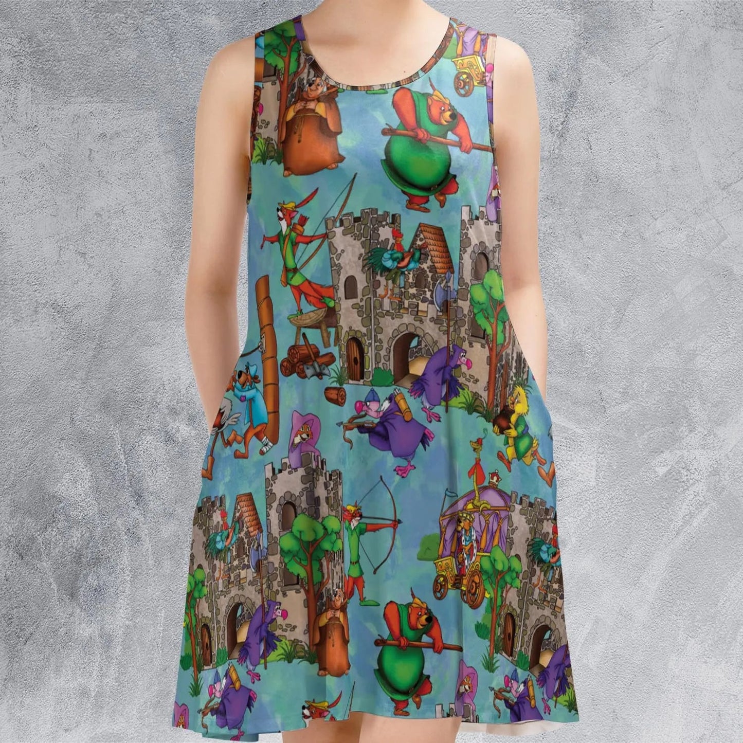 Casual Sleeveless Dress - VCKG29QZ