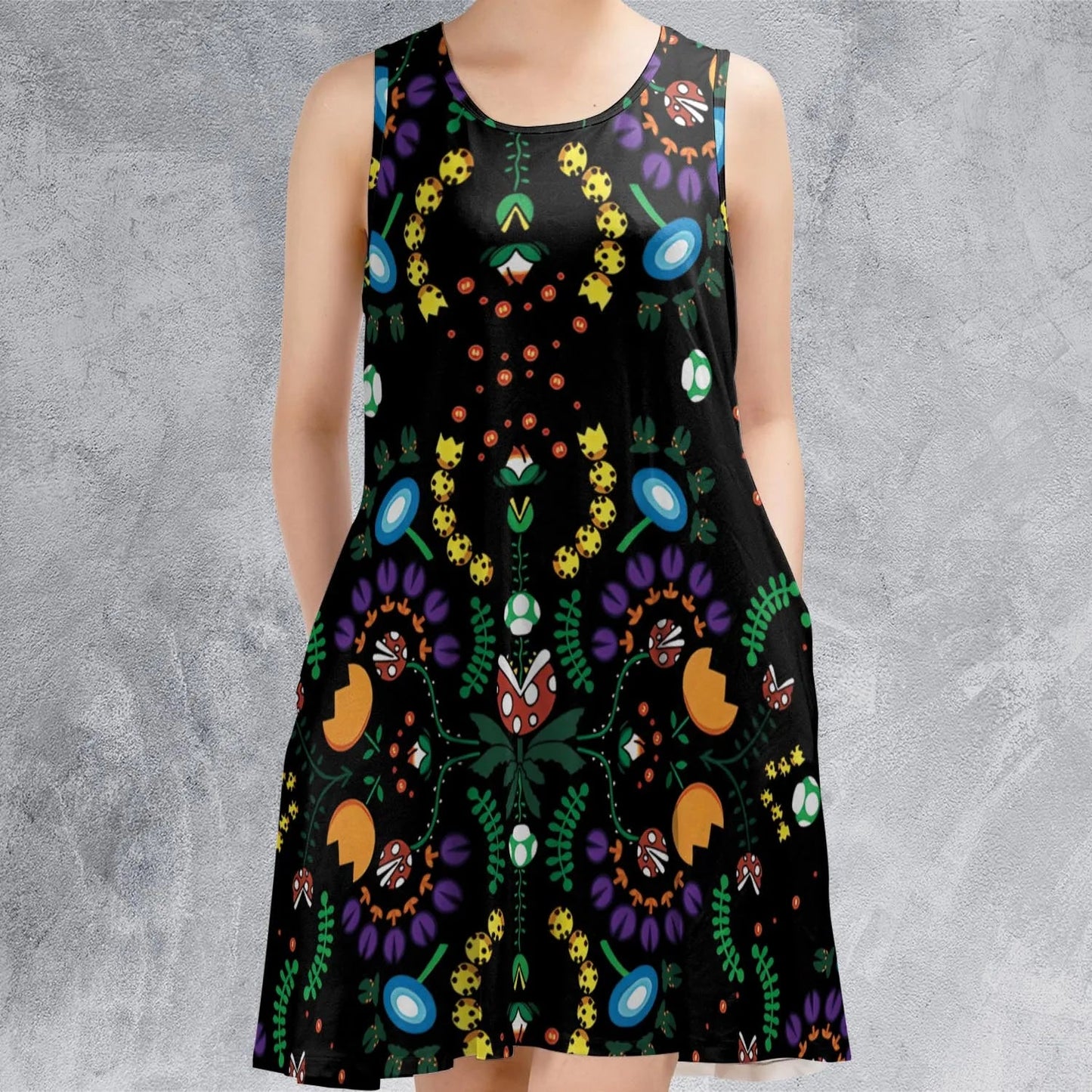 Casual Sleeveless Dress - BGBKPUWB